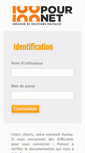 Mobile Screenshot of gestion.100pour100net.com