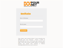 Tablet Screenshot of gestion.100pour100net.com